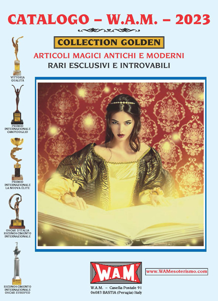 immagine: copertina catalogo prodotti esoterici WAM 2023